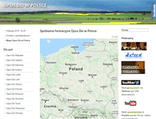 Tablet Screenshot of opusdeiwpolsce.pl